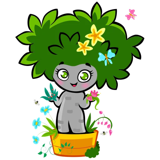 🌷 Стикер «Фанфикус» для Telegram