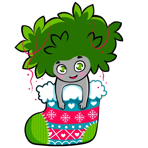 🎄 Стикер «Фанфикус» для Telegram