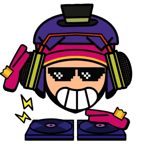 🕶 Стикер «Fang super pins omg» для Telegram