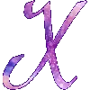 💜 Эмодзи «Фиолетовые буквы, заглавные и строчные» для Telegram