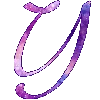 💜 Эмодзи «Фиолетовые буквы, заглавные и строчные» для Telegram