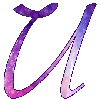💜 Эмодзи «Фиолетовые буквы, заглавные и строчные» для Telegram