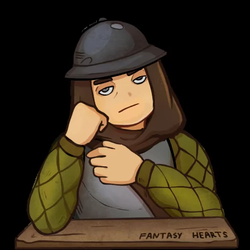 🤣 Стикер «Fantasy Hearts» для Telegram