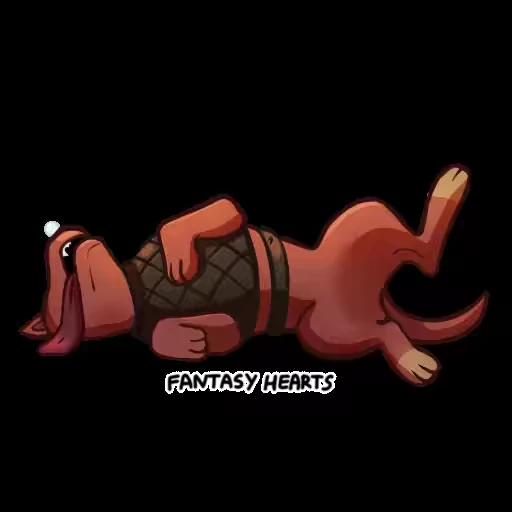 😴 Стикер «Fantasy Hearts» для Telegram