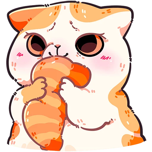 🐱 Стикер «Фасолька без текста» для Telegram