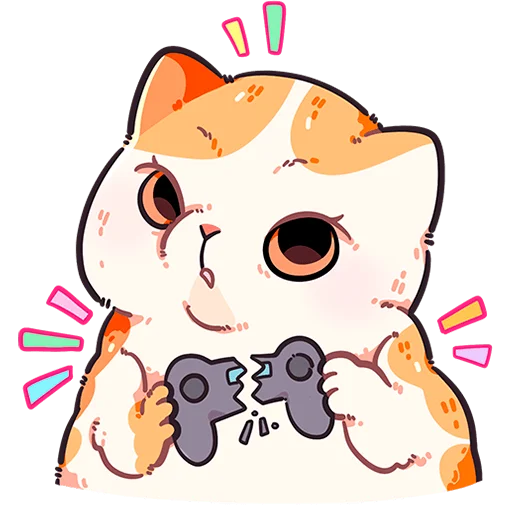 🐱 Стикер «Фасолька без текста» для Telegram