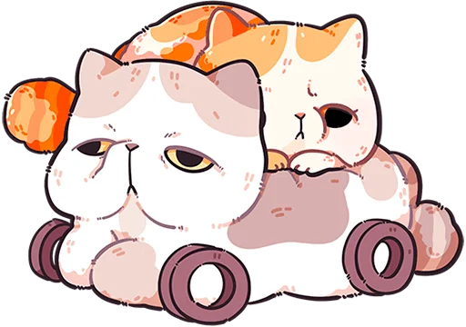 🐱 Стикер «Фасолька без текста» для Telegram