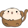 🐵 Эмодзи «Fat Animals ʕ» для Telegram