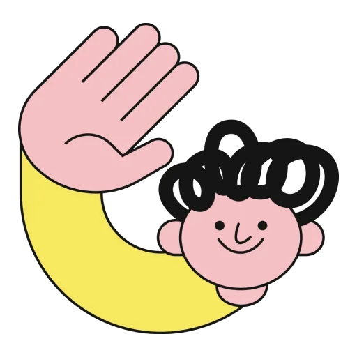 ✋ Стикер «Fat funny guy» для Telegram