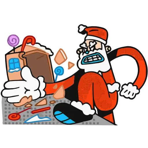 😒 Эмодзи «Дед Отмороз» для Telegram