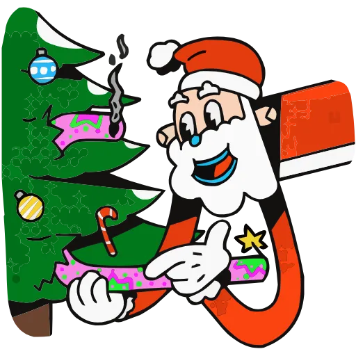 🎄 Эмодзи «Дед Отмороз» для Telegram