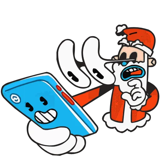 😳 Эмодзи «Дед Отмороз» для Telegram