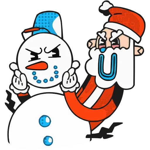 😈 Эмодзи «Дед Отмороз» для Telegram