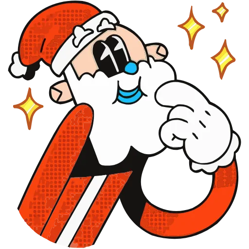 ☺️ Эмодзи «Дед Отмороз» для Telegram
