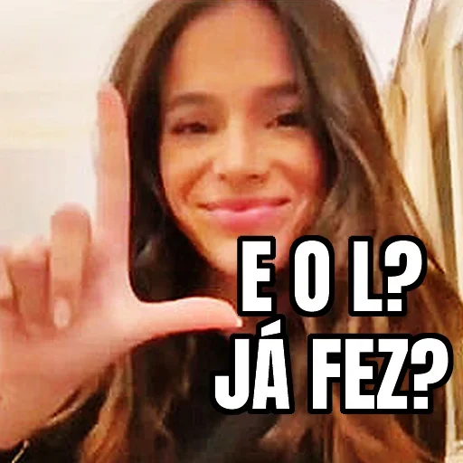 👧 Стикер «Faz o L» для Telegram