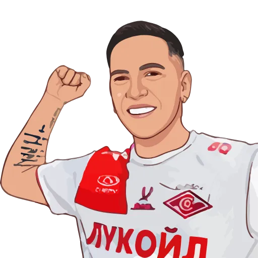 💪 Эмодзи «FC SPARTAK» для Telegram