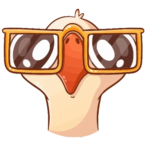 🤓 Эмодзи «Гусь Федька» для Telegram