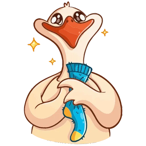 ☺️ Эмодзи «Гусь Федька» для Telegram