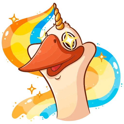 🌈 Эмодзи «Гусь Федька» для Telegram