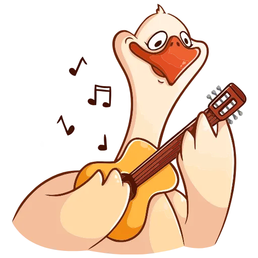 🎸 Эмодзи «Гусь Федька» для Telegram