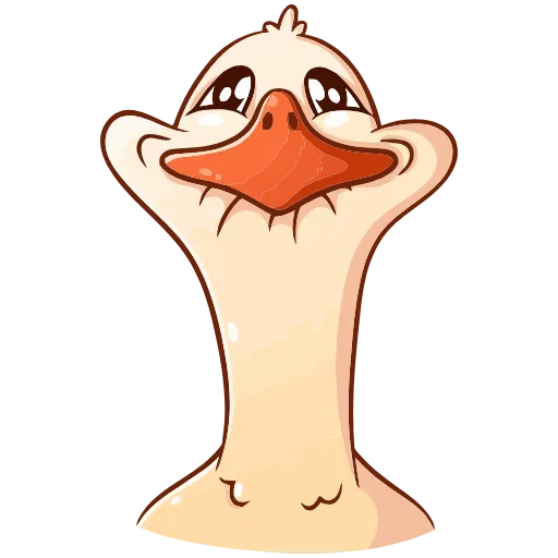 😊 Эмодзи «Гусь Федька» для Telegram