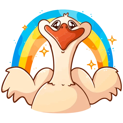😊 Эмодзи «Гусь Федька» для Telegram