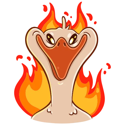 🔥 Эмодзи «Гусь Федька» для Telegram