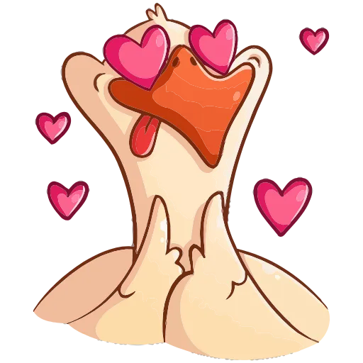 ❤️ Эмодзи «Гусь Федька» для Telegram