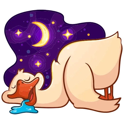 😴 Эмодзи «Гусь Федька» для Telegram