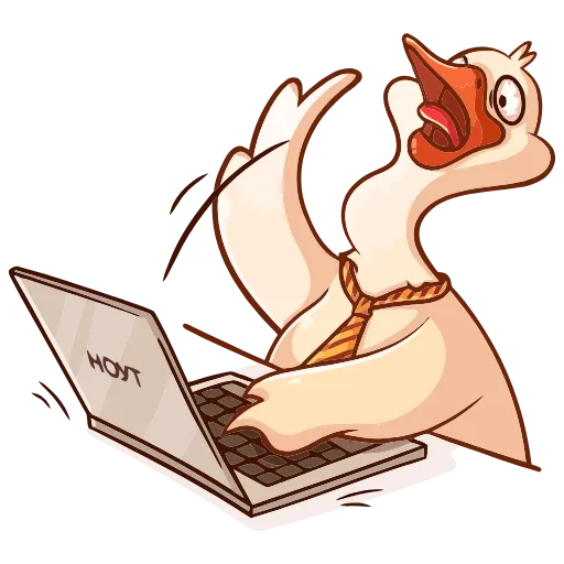 💻 Эмодзи «Гусь Федька» для Telegram