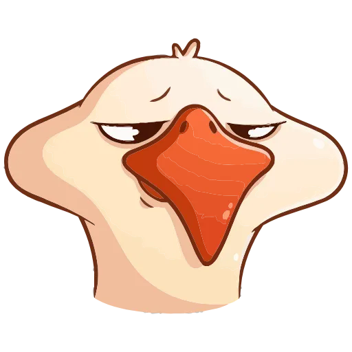 😪 Эмодзи «Гусь Федька» для Telegram