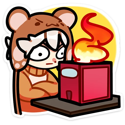 😐 Стикер «Федя» для Telegram