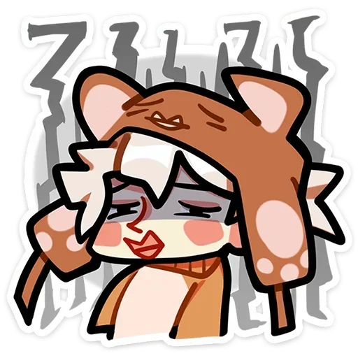 😰 Стикер «Федя без надписей» для Telegram