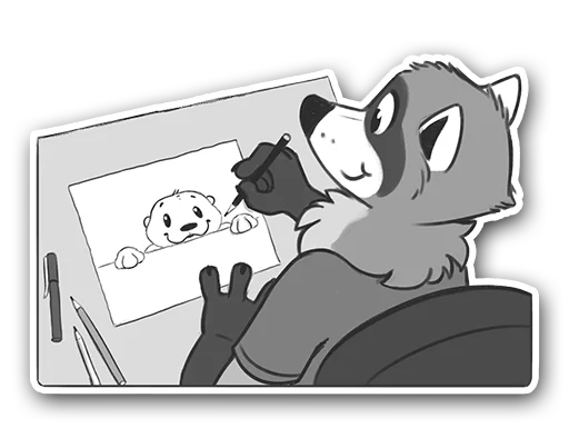 🎨 Стикер «Felix and Nik» для Telegram