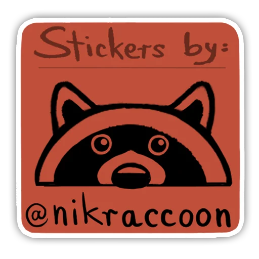 🦝 Стикер «Felix and Nik» для Telegram