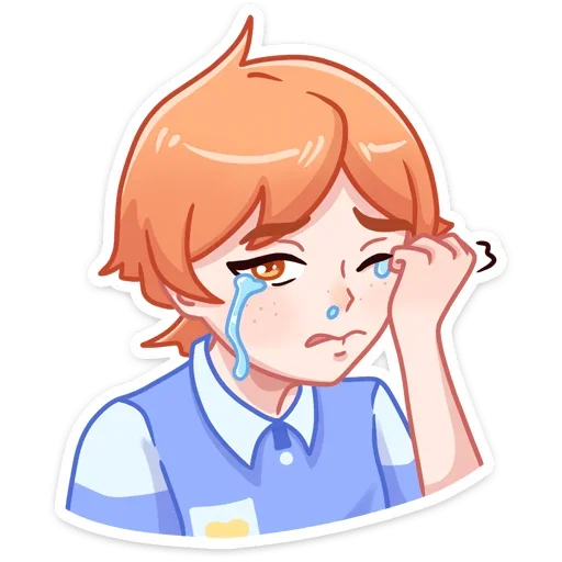 😭 Стикер «Рыжик Феликс» для Telegram