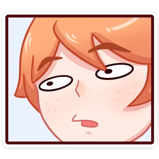🫤 Стикер «Рыжик Феликс» для Telegram