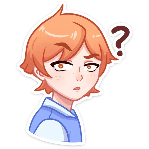 ❓ Стикер «Рыжик Феликс» для Telegram