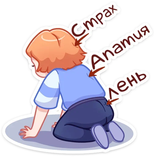 ☹ Стикер «Рыжик Феликс» для Telegram