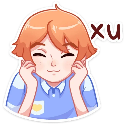 ☺ Стикер «Рыжик Феликс» для Telegram