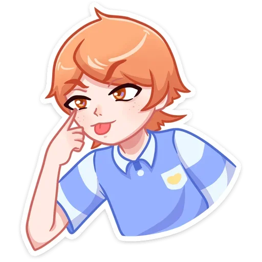 😛 Стикер «Рыжик Феликс» для Telegram
