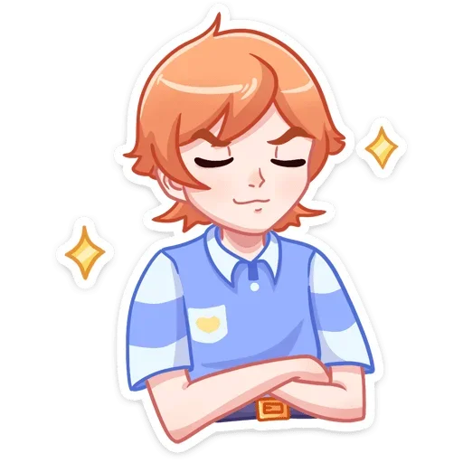 ☺ Стикер «Рыжик Феликс» для Telegram