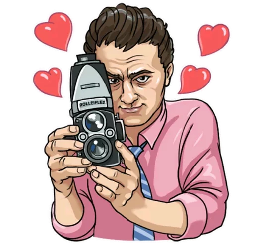 👀 Стикер «Феллини» для Telegram
