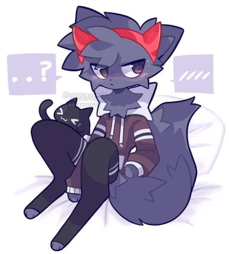 💜 Стикер «Фурряжки» для Telegram
