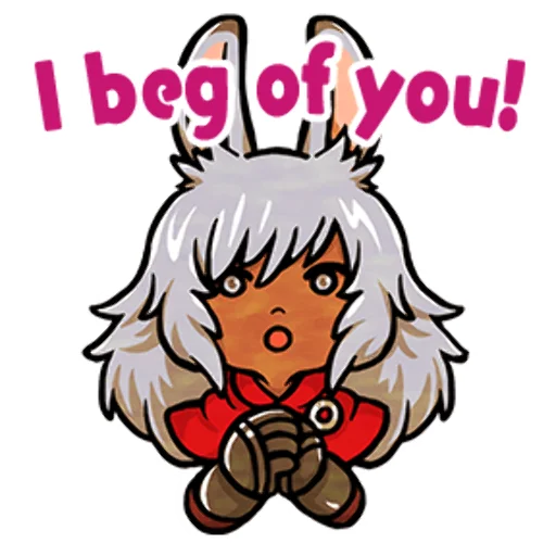 🥺 Стикер «ffxiv» для Telegram