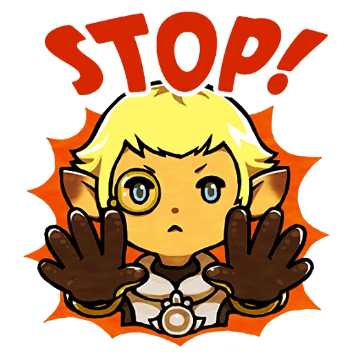 ✋ Стикер «ffxiv» для Telegram