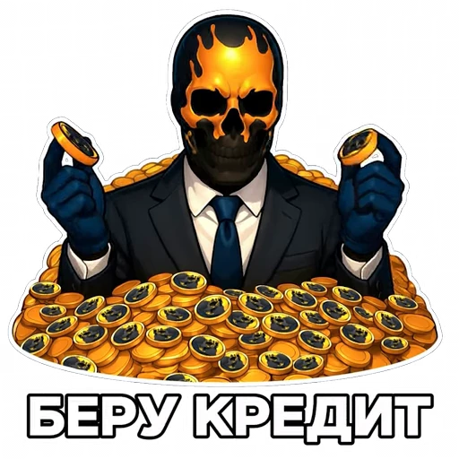 🏦 Стикер «Moriarty» для Telegram