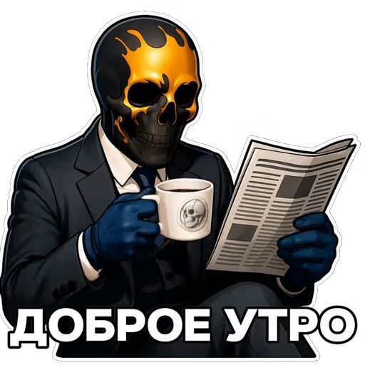 🥱 Стикер «Moriarty» для Telegram