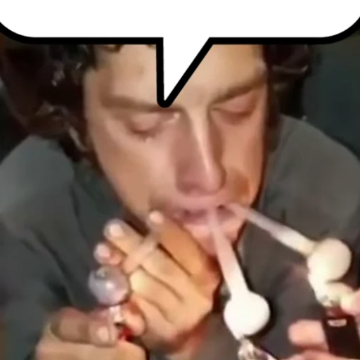 🚬 Стикер «Chatting» для Telegram