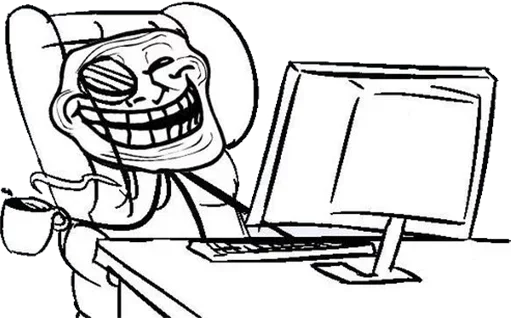 😅 Стикер «Desk / meme faces» для Telegram